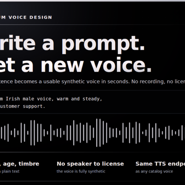 Gradium Launches Voice Design:&hellip;