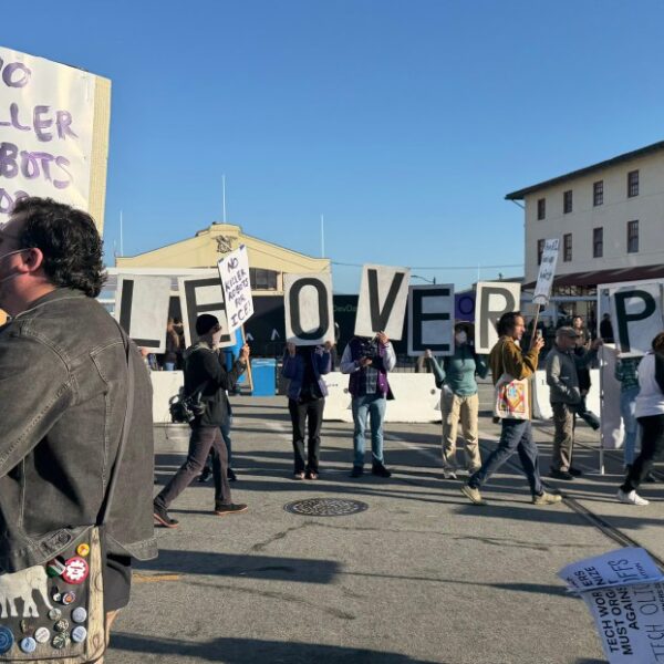 Protesters gather at OpenAI’s&hellip;