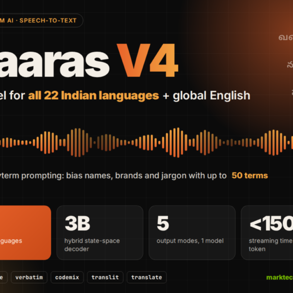 Sarvam AI Releases Saaras&hellip;