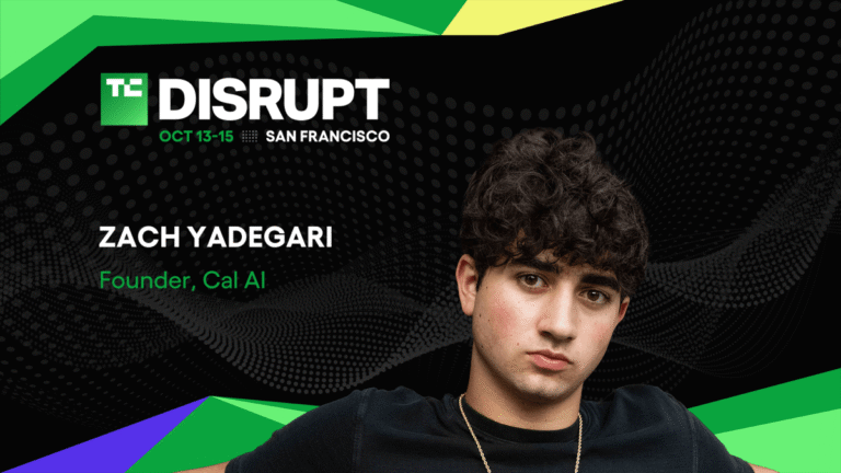 TechCrunch Disrupt 2026: Cal AI’s Zach Yadegari on how to create viral growth and capitalize on it