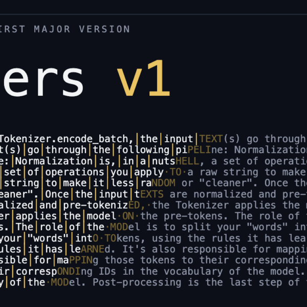 tokenizers v1: encode, decode&hellip;