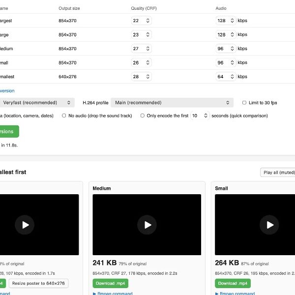 Video compressor
