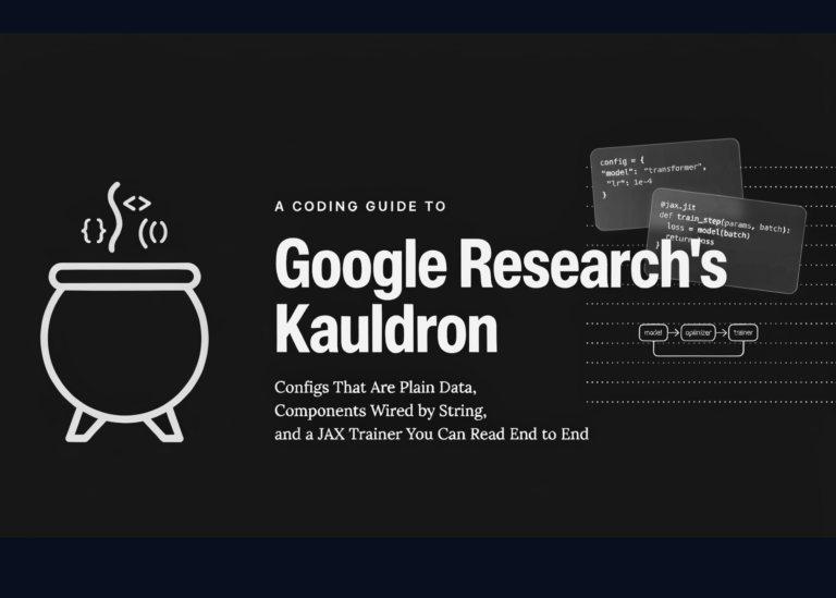 A Coding Guide to Google Research’s Kauldron: Configs That Are Plain Data, Components Wired by String, and a JAX Trainer You Can Read End to End