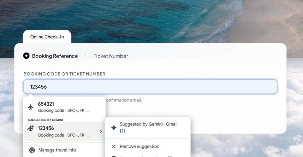 Chrome’s enhanced autofill can now pull info from Gmail to help you fill out forms