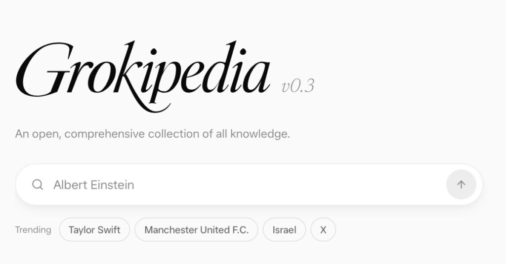 Elon Musk’s Grokipedia has a ‘newly refreshed’ design