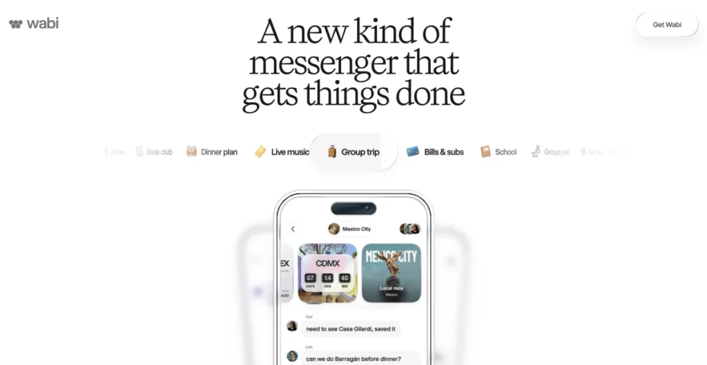 Wabi, the AI agent that builds mini apps, now valued at $1.25B after latest round